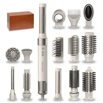 Cecotec Bamba CeramicCare 14in1 Asciugacapelli Multistyler Phon Champagne 1400 W 1,8 m , 158346