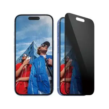 PanzerGlass Privacy Pellicola in Vetro Temperato iPhone 16 | 15 | Ultra-Wide Fit , 155677
