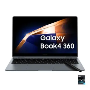 Samsung Galaxy Book4 360 Laptop, Intel® Core™ 5 120U, 16GB RAM, 512GB SSD, 15.6" Super AMOLED, Windows 11 Home, Moonstone Gray , 154242