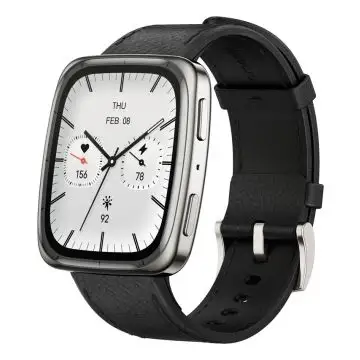 Amazfit Active 2 Square secondo cinturino rosso in silicone Vetro zaffiro con display AMOLED Pagamento contactless 5 sistemi satellitari & mappe offline Durata della batteria fino a 10 giorn , 160269