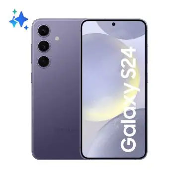 Samsung Galaxy S24 Smartphone AI, Display 6.2'' FHD+ Dynamic AMOLED 2X, Fotocamera 50MP, RAM 8GB, 256GB, 4.000 mAh, Cobalt Violet , 151759