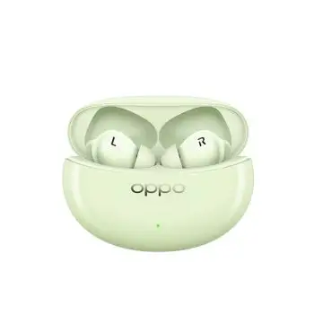 OPPO Enco Air3 Pro Auricolari True Wireless, 30h di Autonomia, Driver in Bambù da 12.4mm, Bluetooth 5.3, Controlli Touch, Cancellazione del rumore IA, Android e iOS, IP55, Verde [Versione It , 148136