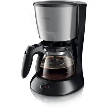 Philips Daily Collection Macchina per caffè nera /metallo con caraffa in vetro , 95311