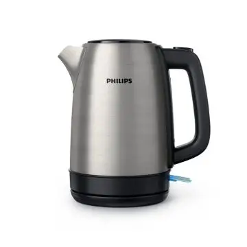 Philips Daily Collection Bollitore in metallo da 1,7 l con spia e coperchio a molla , 111959